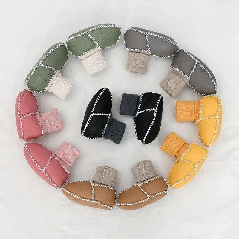 Mini Fashion | Kuschelige Rutschfeste Babyschuhe für den Winter