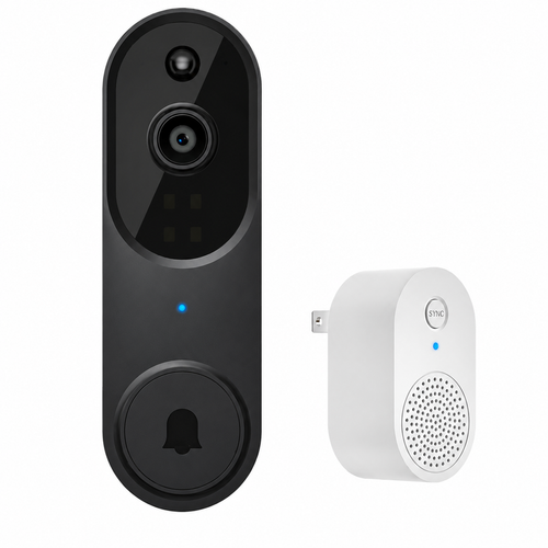 DoorVision | WLAN-Türklingel mit Nachtsicht und Gegensprechfunktion
