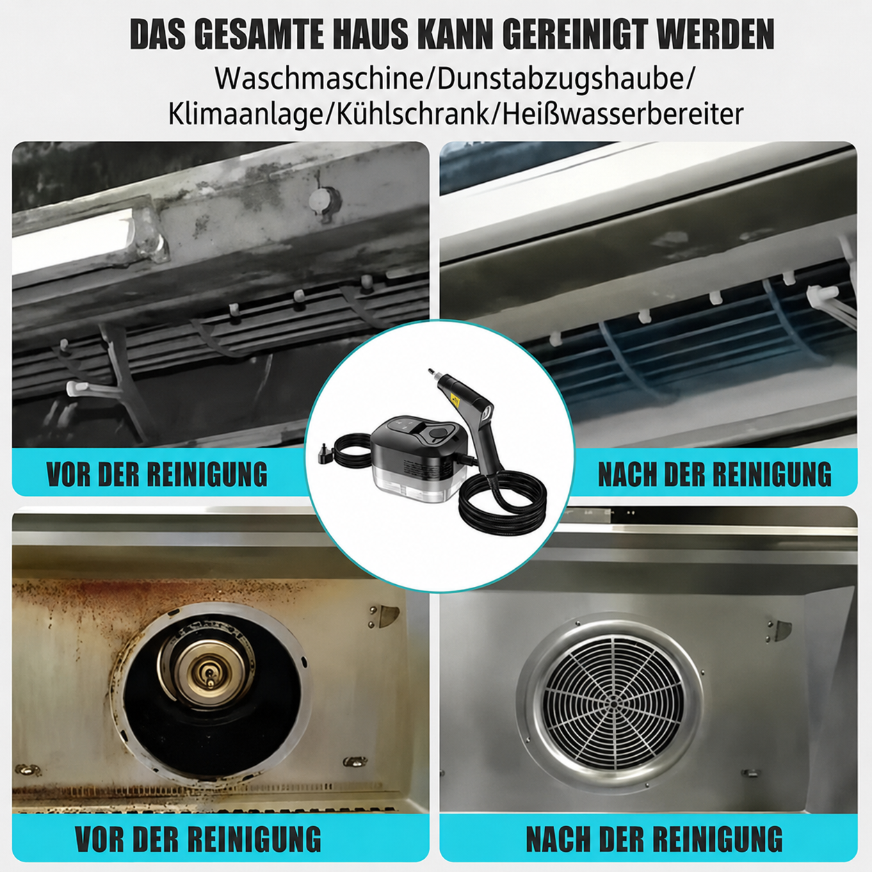 SteamMaster Pro | Gründlich reinigen ohne Schrubben