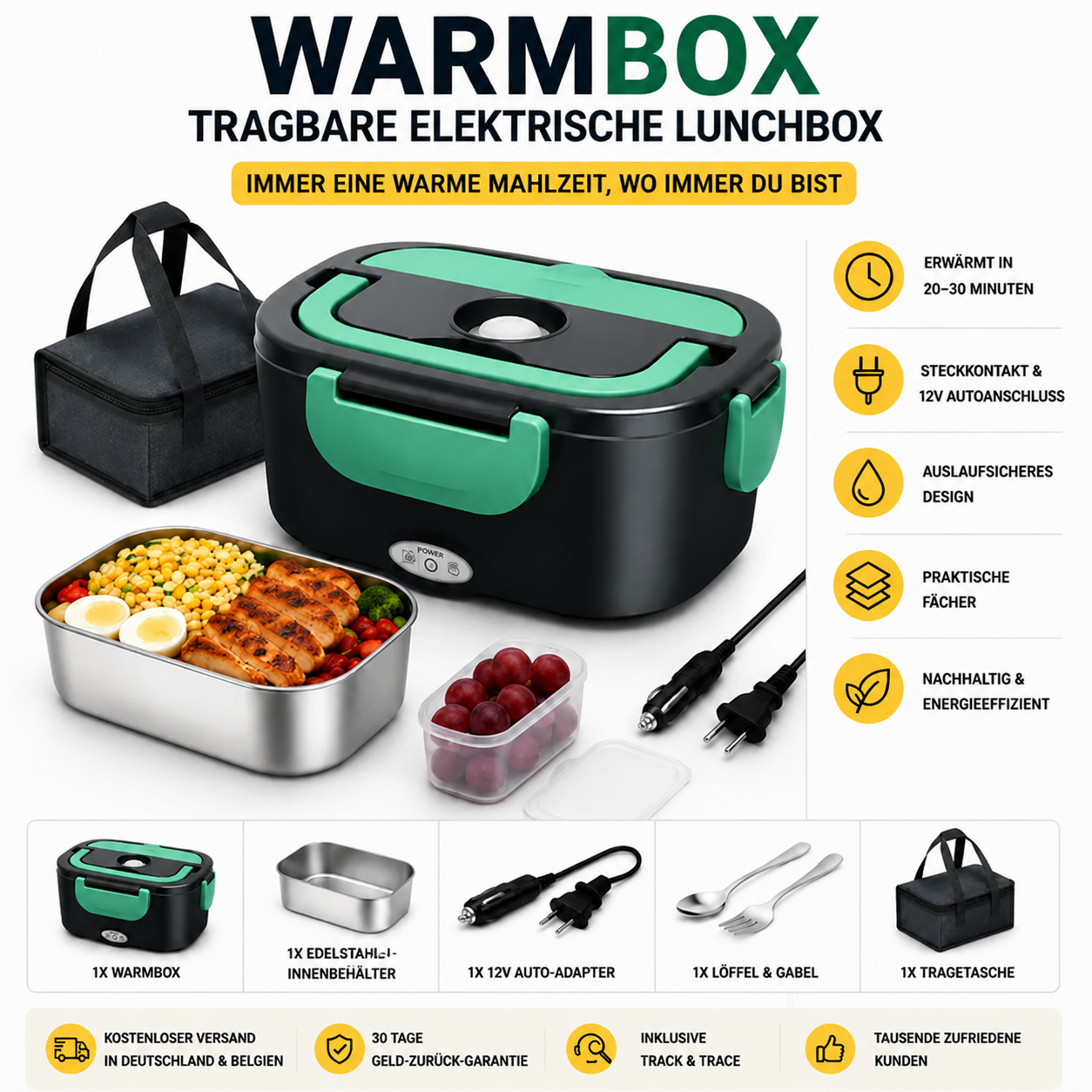 WarmBox | Wärmen Sie Ihr Mittagessen schnell und einfach auf!