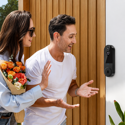 DoorVision | WLAN-Türklingel mit Nachtsicht und Gegensprechfunktion
