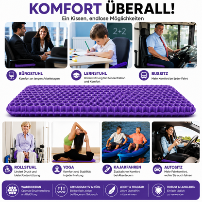 ComfortGel Gelkissen | Komfortabel sitzen den ganzen Tag