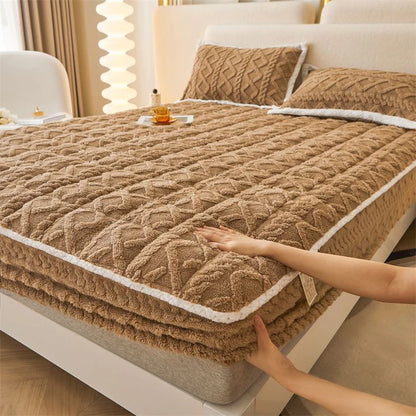 CozySleep Set | Wärmendes Flanell-Spannbetttuch für Kuschelige Nächte