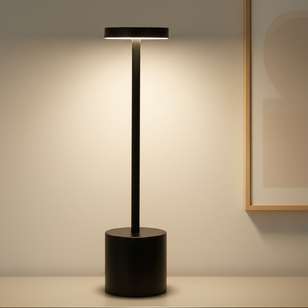 AuraGlow | Kabellose LED-Tischlampe