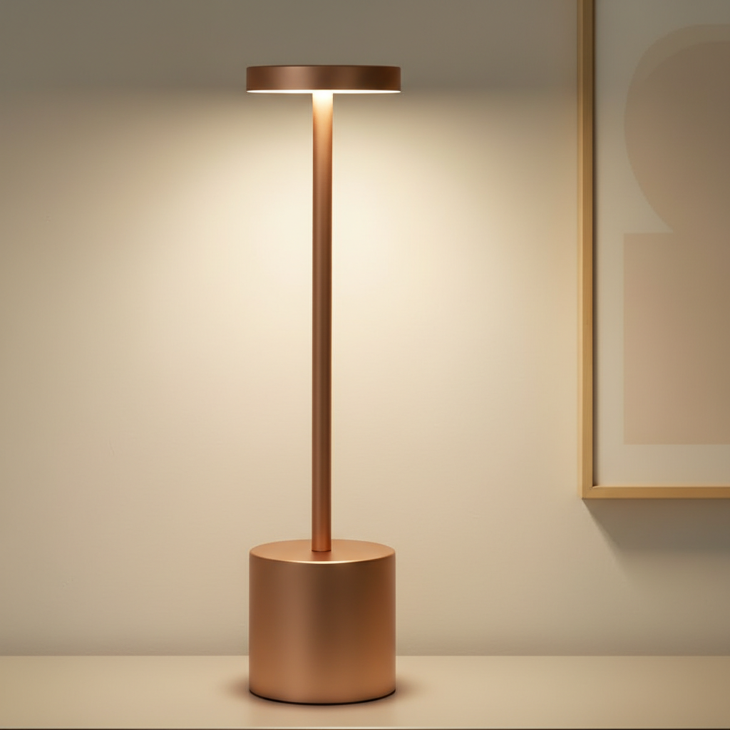 AuraGlow | Kabellose LED-Tischlampe
