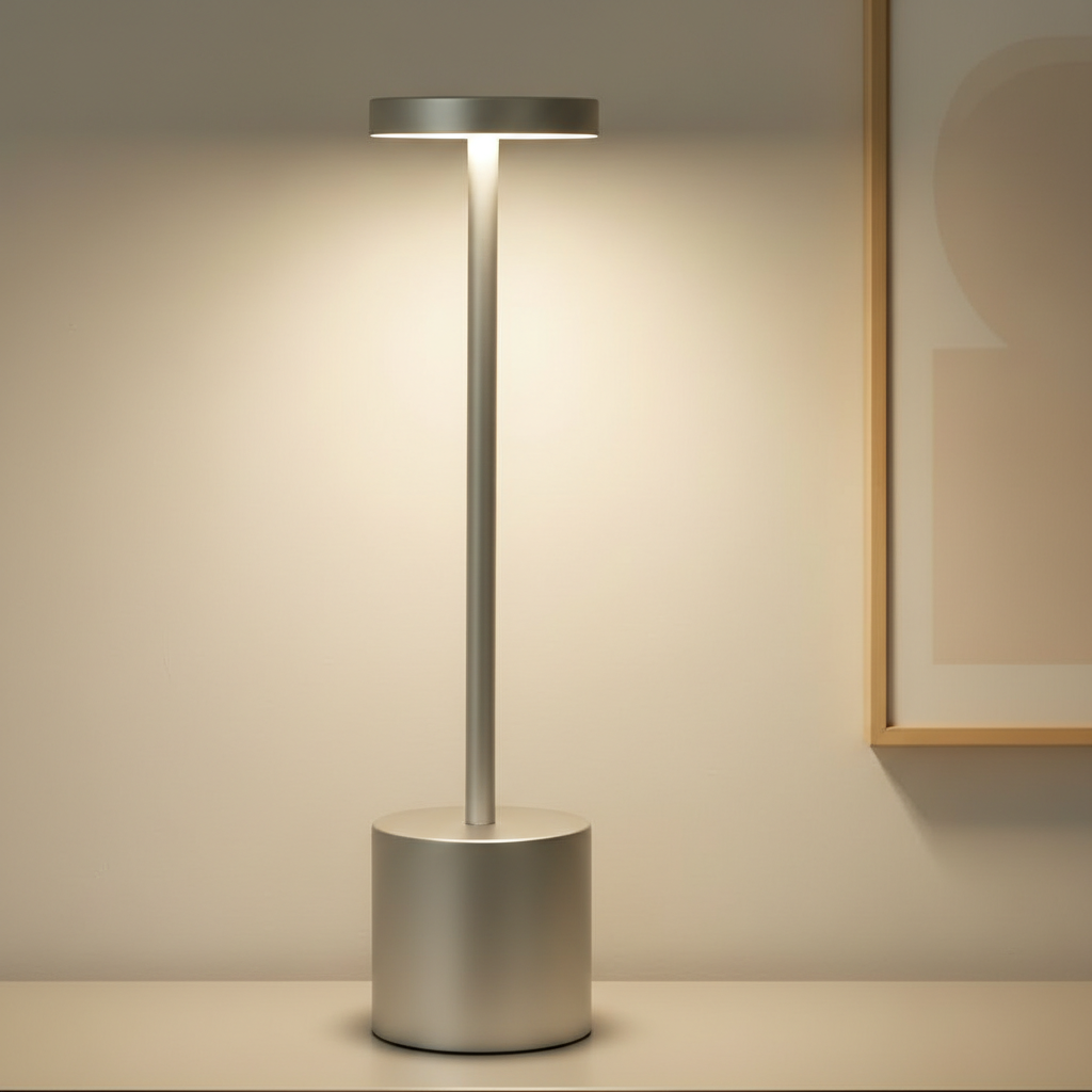 AuraGlow | Kabellose LED-Tischlampe
