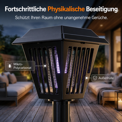 EcoZap | Solar-Mückenlampe im modernen Design mit Stand- & Spießfunktion