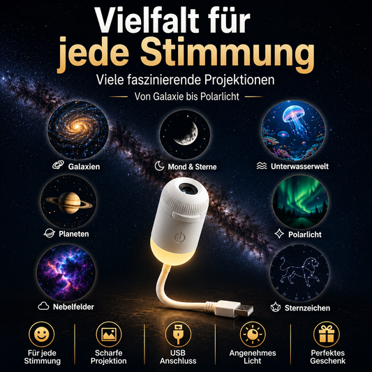 Sternenlicht | Galaxy Deckenprojektor Sternenhimmel in dein Zimmer
