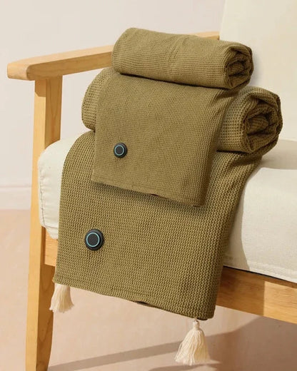 HeatWrap | Tragbarer USB-Heizschal und Decke