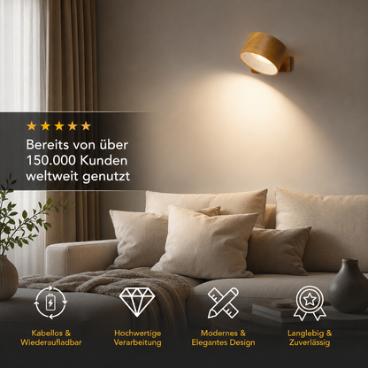 Kabellose LED-Wandleuchten