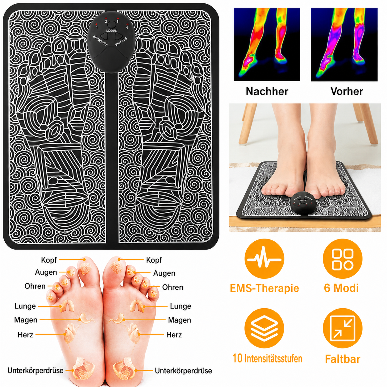 Elite Elements Foot Massager | Entspannung für müde Füße