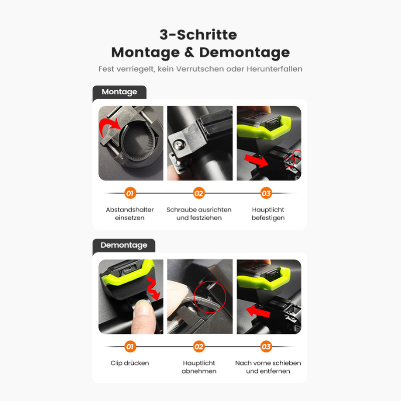 NightBeam | Ultrabright Fahrradlicht für Sicherheit