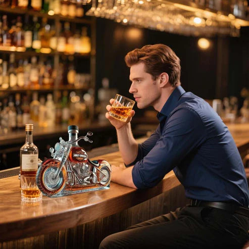 BarRebel | Exklusive Motorrad Spirit Bottle für echte Genießer