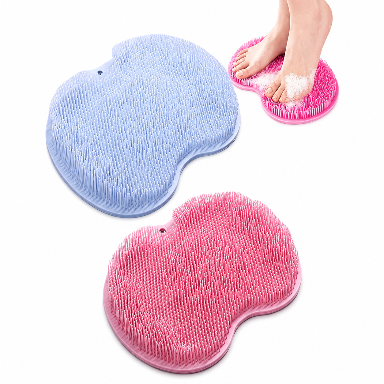 SootheMat | Silikon-Peelingmatte für Füße und Körper unter der Dusche