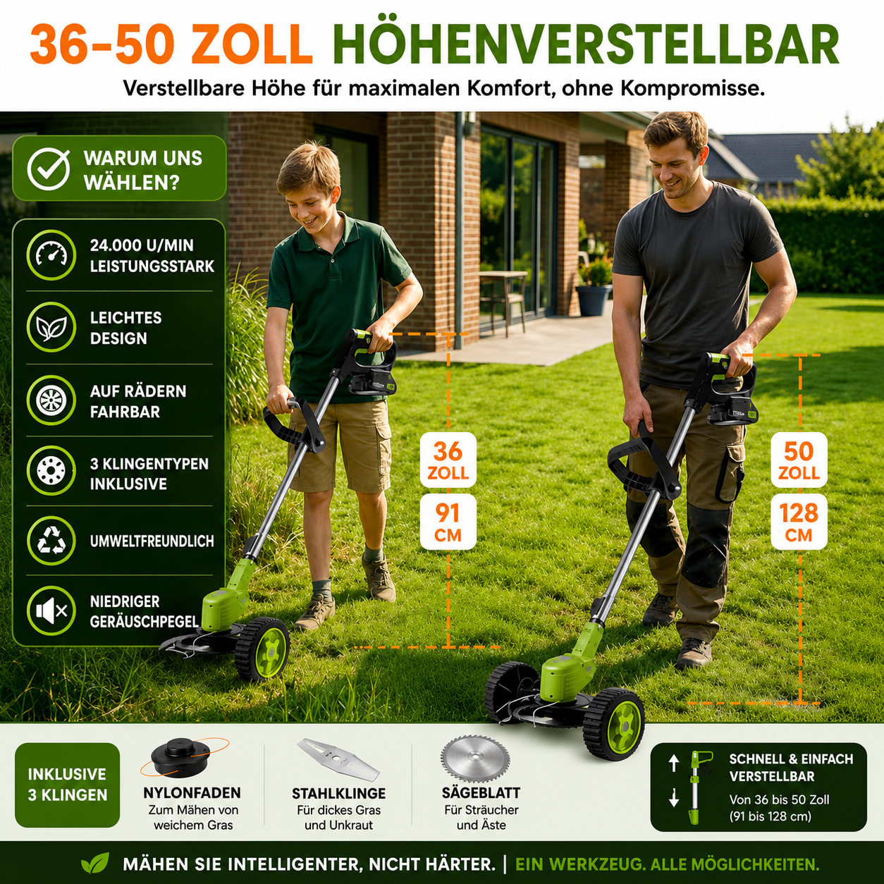 TrimFlex | Präzises und kabelloses Gartentrimmen