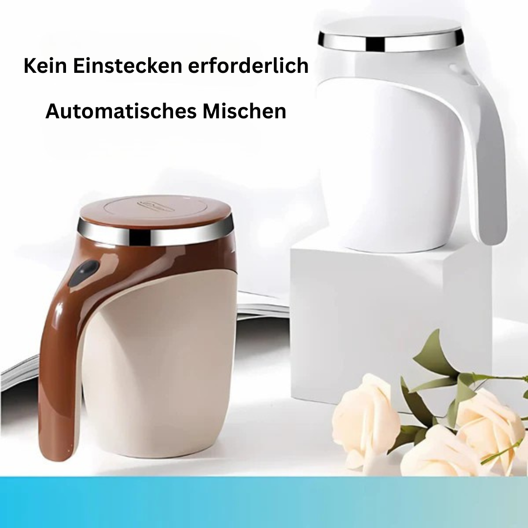 AutoMug | Magnetischer Selbstmisch-Becher  Ein Knopfdruck und genießen