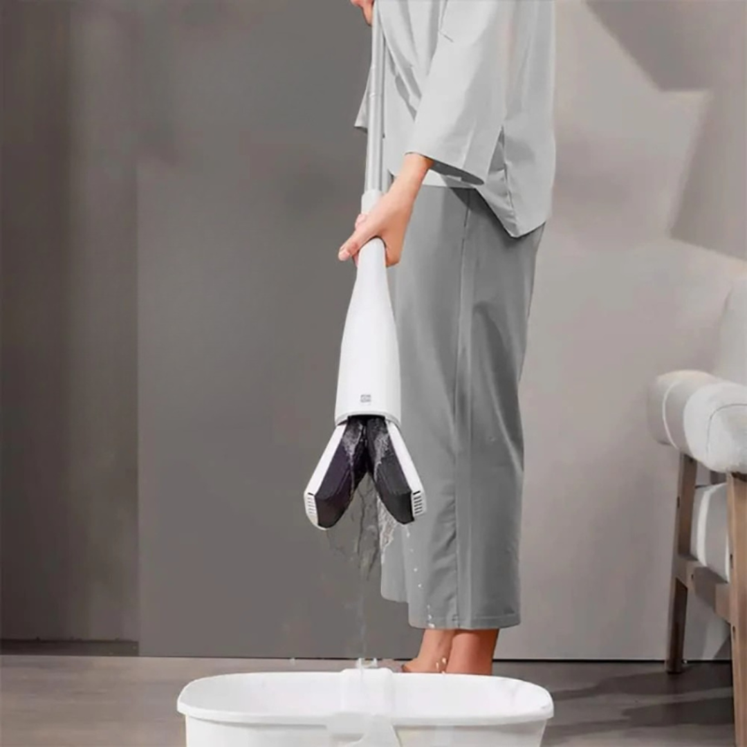 TwistClean | Selbstwringender Mopp mit ultra-absorbierendem Schwamm