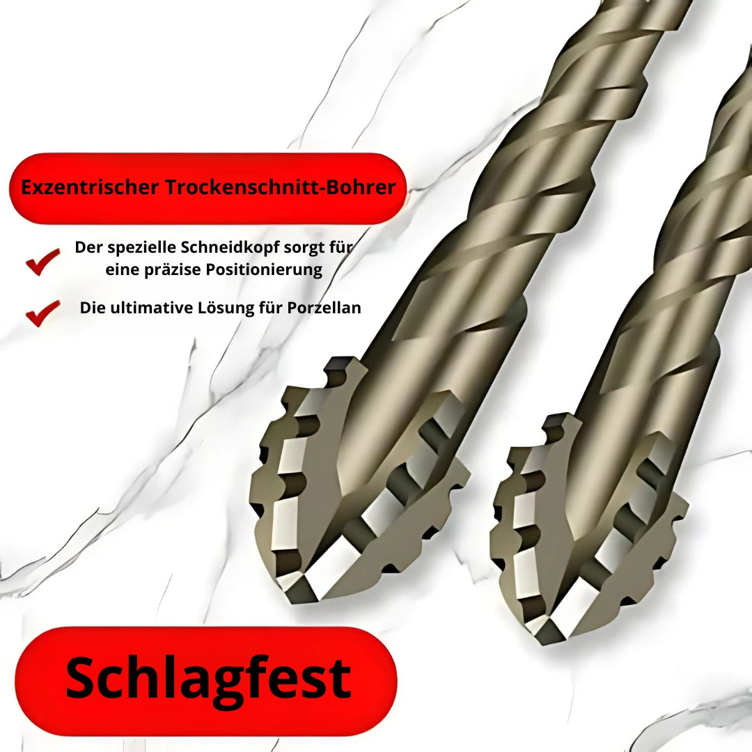 DrillPro | Hochwertiges titanbeschichtetes Bohr- und Gewindeschneidset – Set mit 5 Teilen