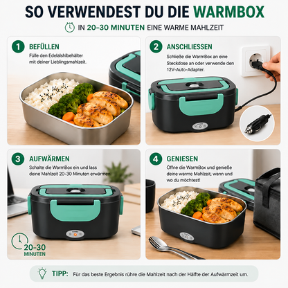 WarmBox | Wärmen Sie Ihr Mittagessen schnell und einfach auf!