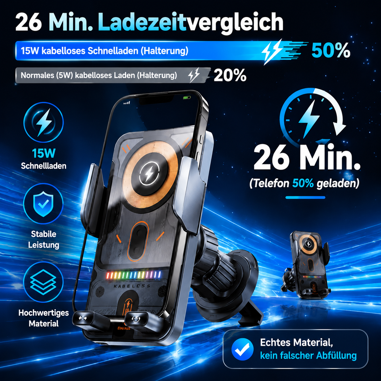 DriveCharge | Sicheres Fahren &amp; kabelloses Laden