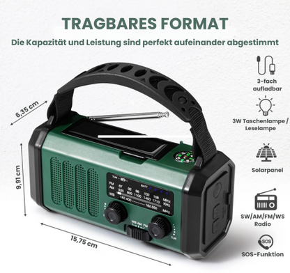 SurviWave | Notfallradio mit 10.000 mAh Powerbank