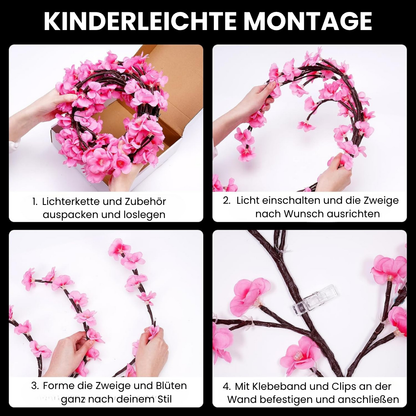 FloraLicht | LED-Wandlampe mit Fernbedienung