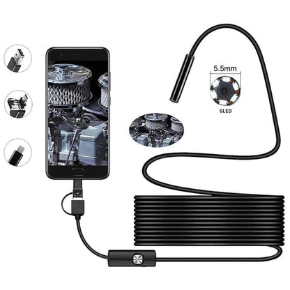 FlexiScope | Wasserdichtes Endoskop mit LED-Beleuchtung
