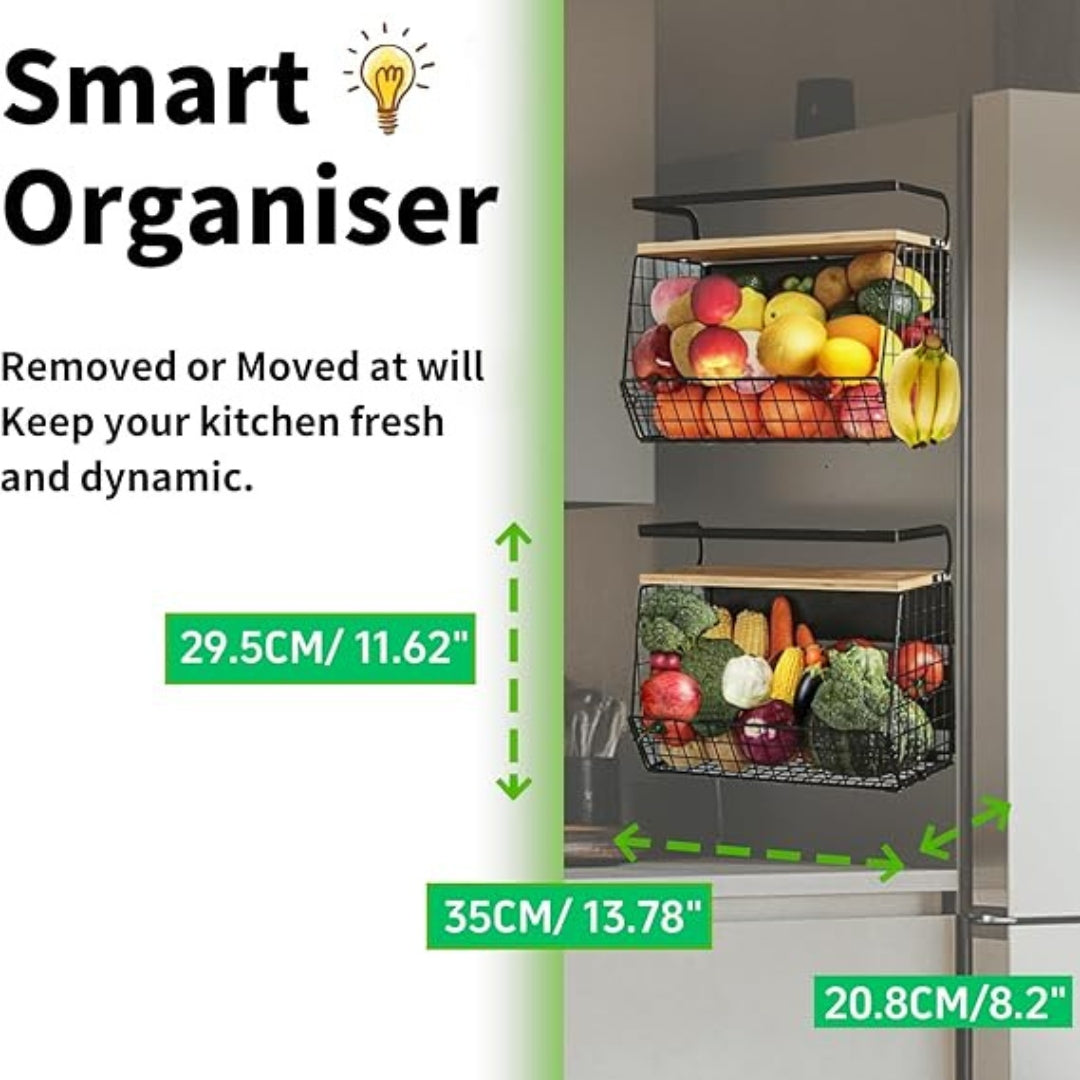 MagnaRack | Magnetischer Obstkorb für den Kühlschrank und die Küche