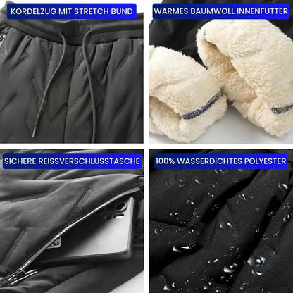 ThermaWear | Unisex Winter Wasserdichte Fleece-Hose