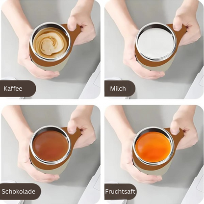 AutoMug | Magnetischer Selbstmisch-Becher  Ein Knopfdruck und genießen