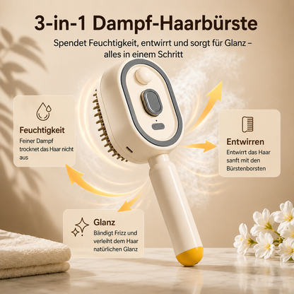 SteamBrush | Frizzfreie Haare mühelos stylen