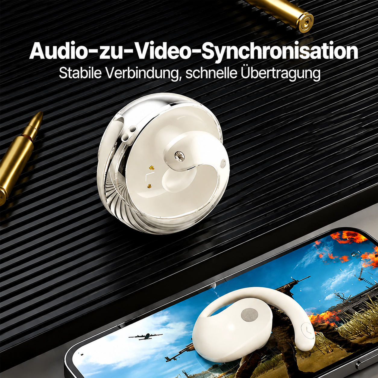 SmartBuds | Drahtlose Bluetooth 5.4 Ohrhörer mit AI‑Übersetzungsfunktion