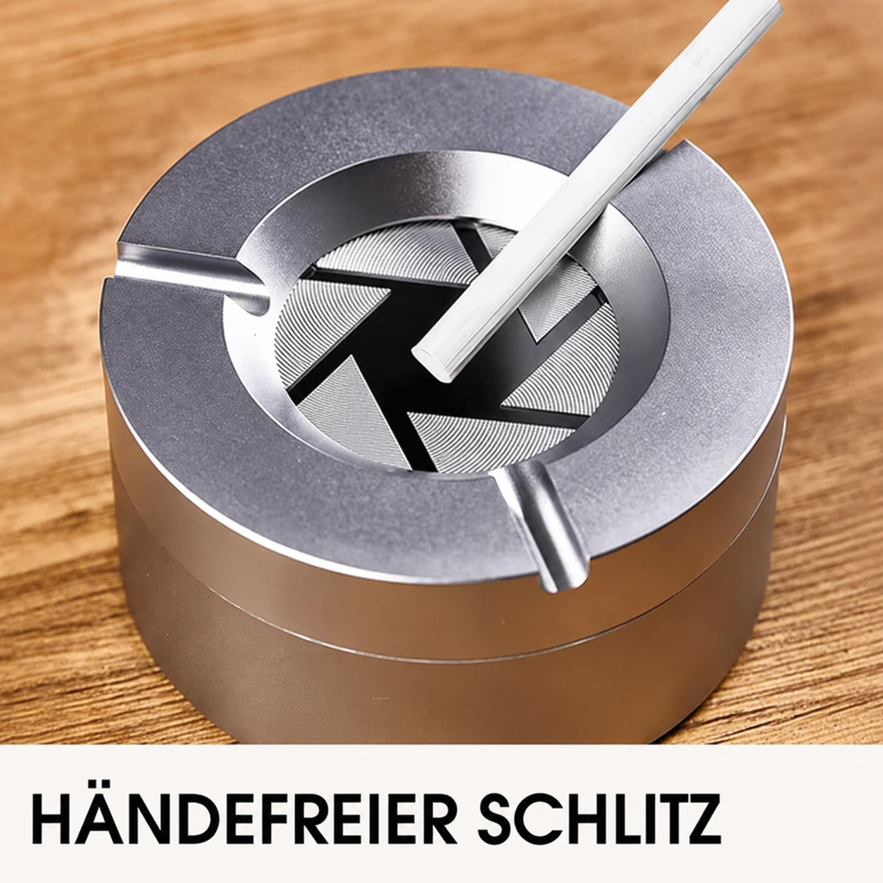 SafeAsh | Nachhaltiger Drehdeckel-Aschenbecher für Auto und Zuhause