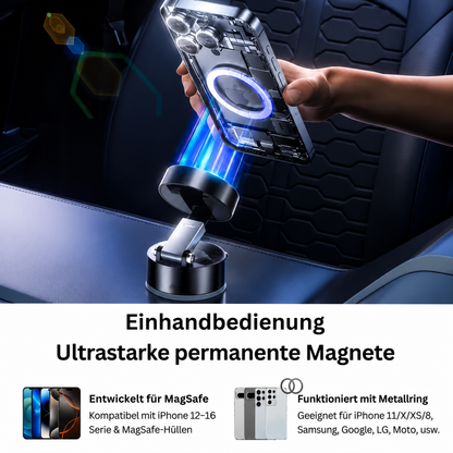 MagnoMount | Superstarker magnetischer Vakuum-Handyhalter!
