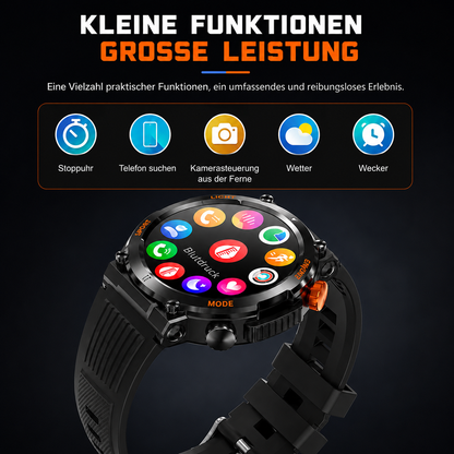MotionTrack Smartwatch | Vernetzt, Aktiv und Stilvoll