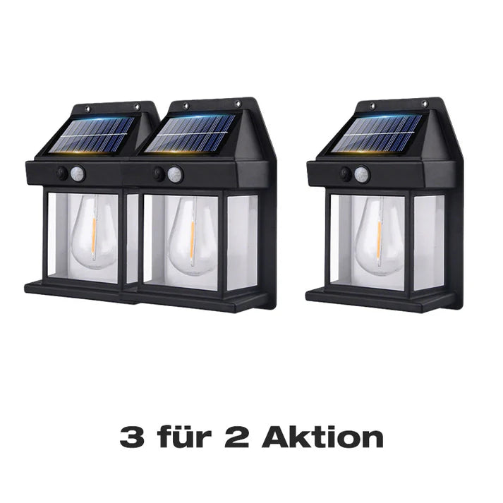 NightSense Pro | Solarbetriebene Wandleuchte mit Präzisionssensor