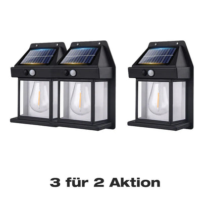 NightSense Pro | Solarbetriebene Wandleuchte mit Präzisionssensor
