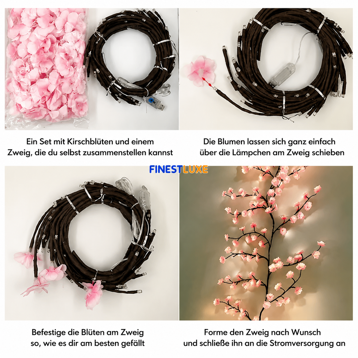 FloraLicht | LED-Wandleuchte mit Fernbedienung