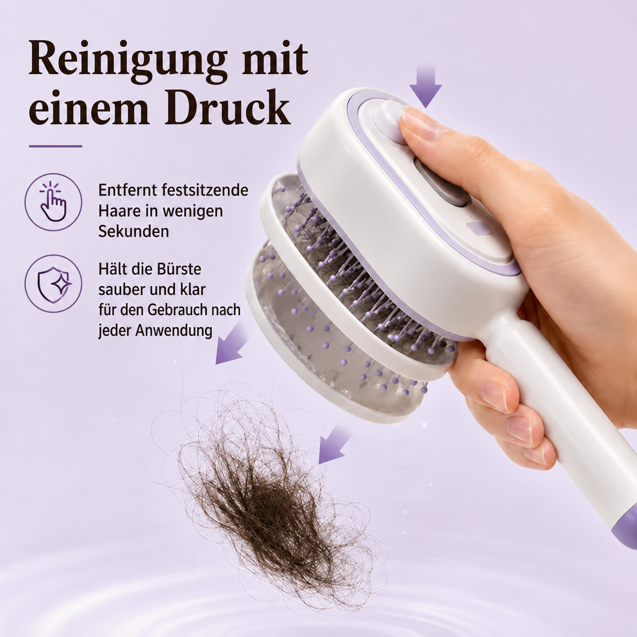 SteamBrush | Frizzfreie Haare mühelos stylen