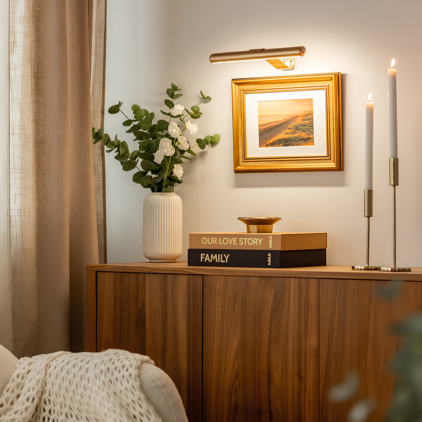 Kabellose Bilderleuchte | Moderne LED Wandbeleuchtung