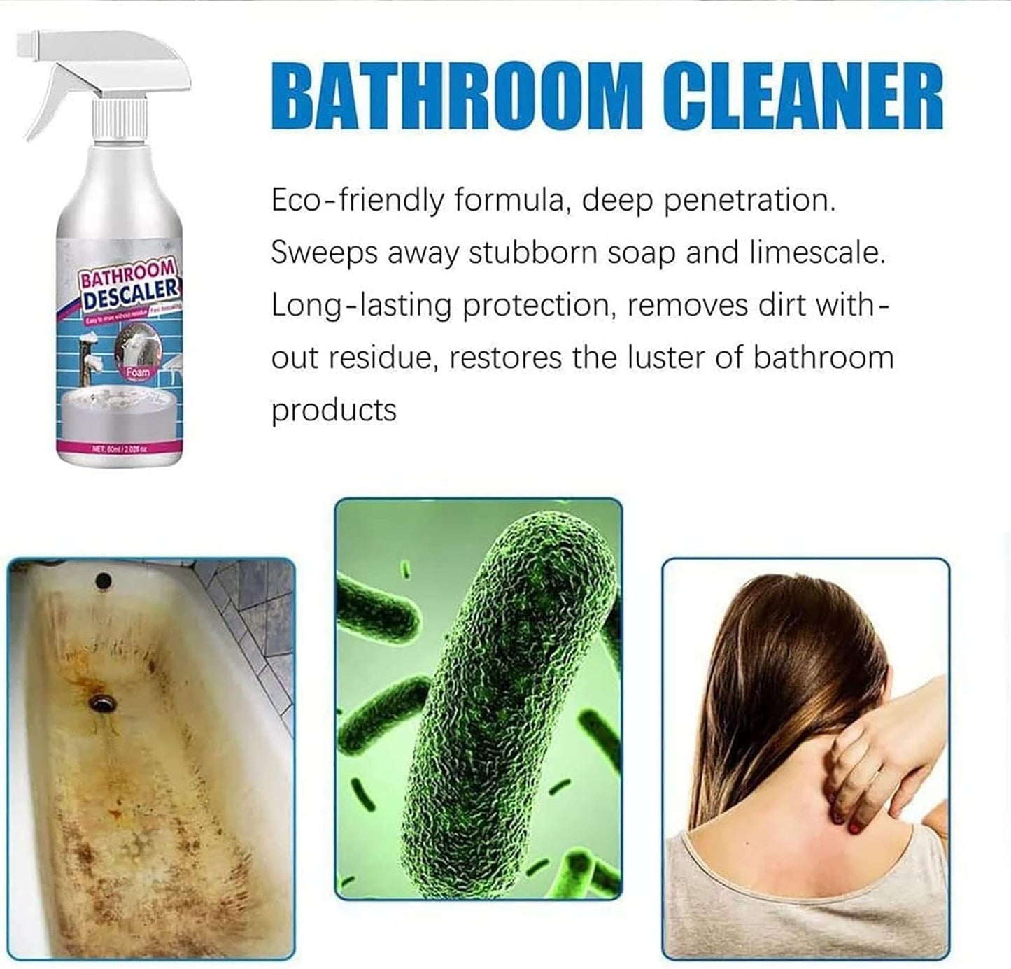 PureShine | Badezimmer-Entkalker-Spray