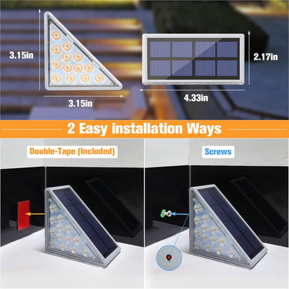 Solar-Treppenbeleuchtung LED mit Bewegungsmelder