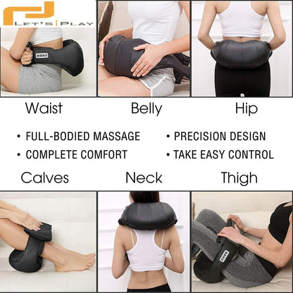 DeepRelax | Elektrischer Massage-Schal mit Wärme für Nacken, Schultern und Rücken