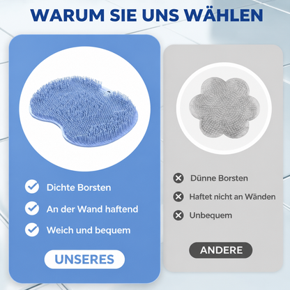 SootheMat | Silikon-Peelingmatte für Füße und Körper unter der Dusche
