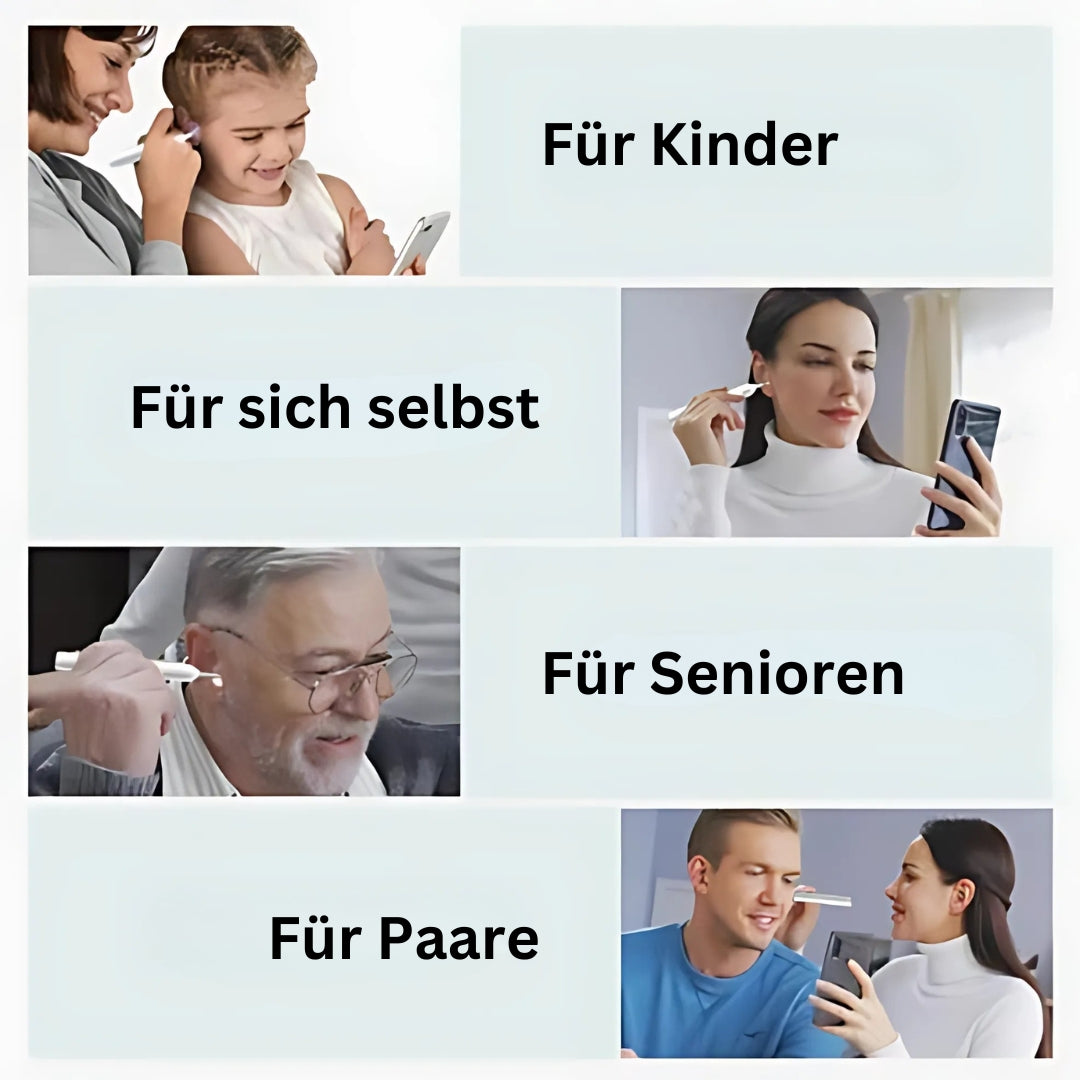 ClearEar | Visueller Ohrreiniger mit HD-Kamera