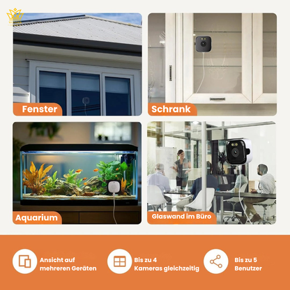 SilentWatch | Intelligente Fensterkamera für Tag- und Nachtsicht