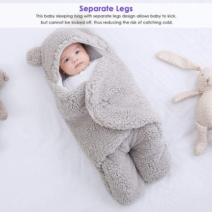 CozyCub | Warme Babydecke mit Niedlichem Schlafanzug