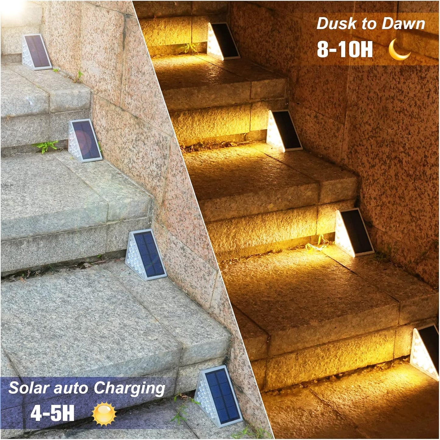 Solar-Treppenbeleuchtung LED mit Bewegungsmelder
