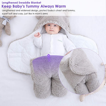 CozyCub | Warme Babydecke mit Niedlichem Schlafanzug