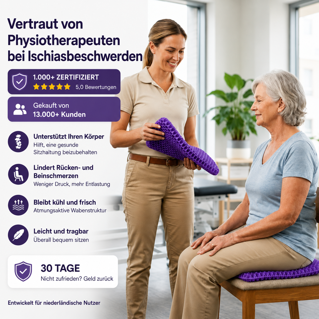 ComfortGel Gelkissen | Komfortabel sitzen den ganzen Tag